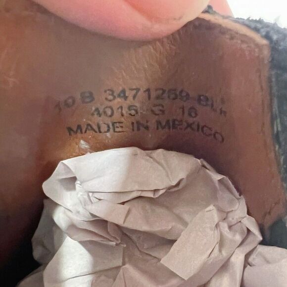 Frye Ilana Shootie Black Suede Bootie Ankle Boot Western Boho Size 10 - Picture 7 of 13